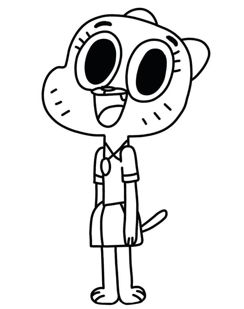 Gumball (16) da colorare