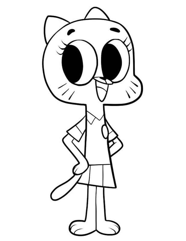 Gumball (17) da colorare