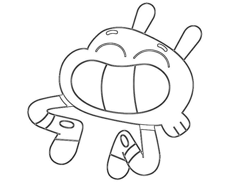 Gumball (18) da colorare