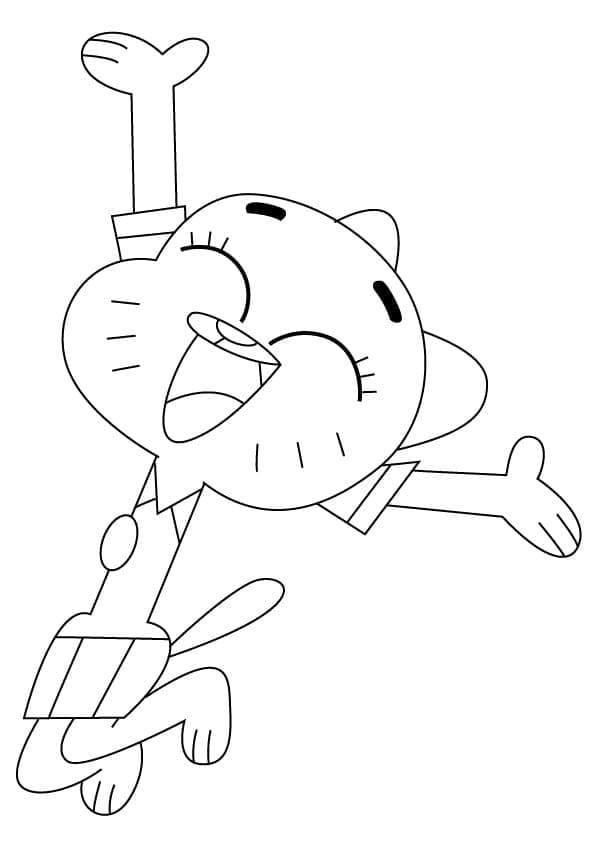 Gumball (19) da colorare