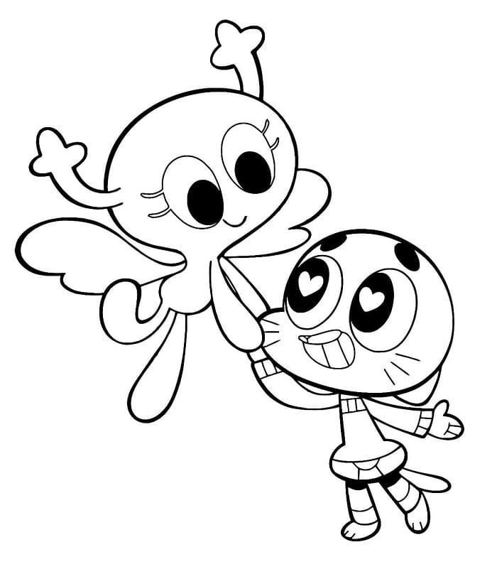 Gumball Omaggio da colorare
