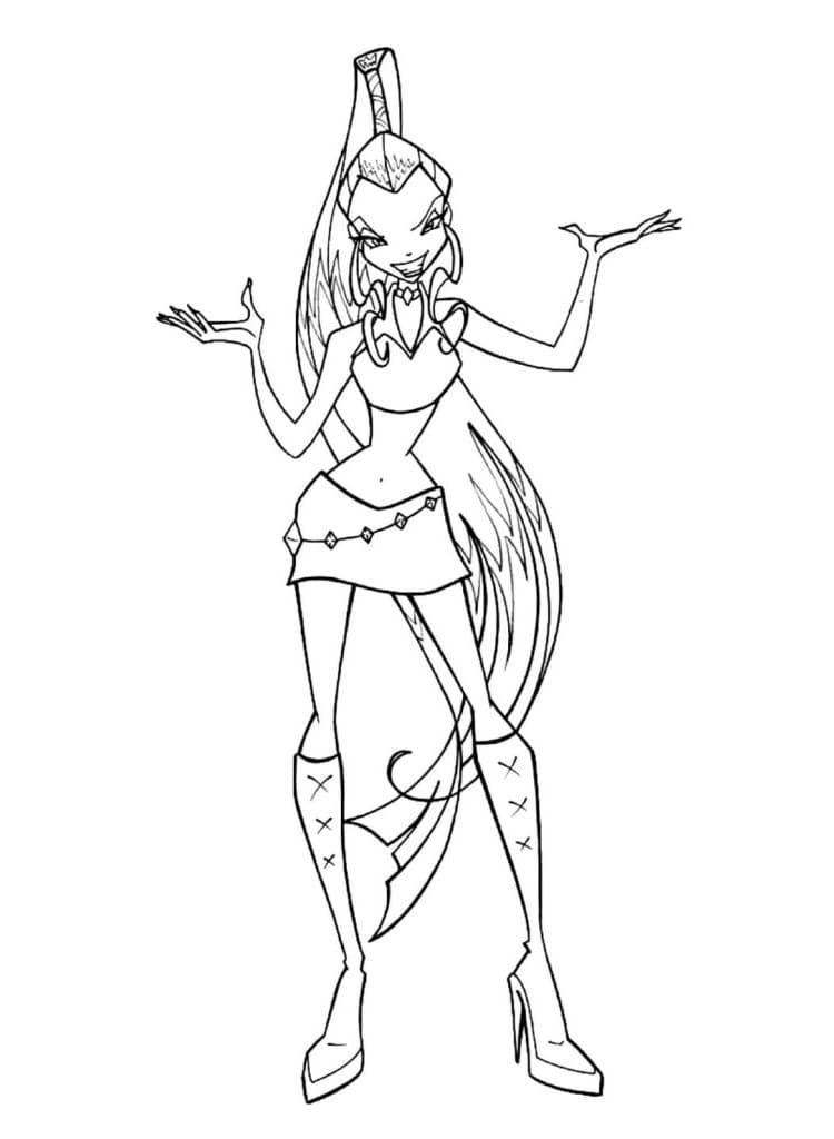 Icy del Winx Club da colorare