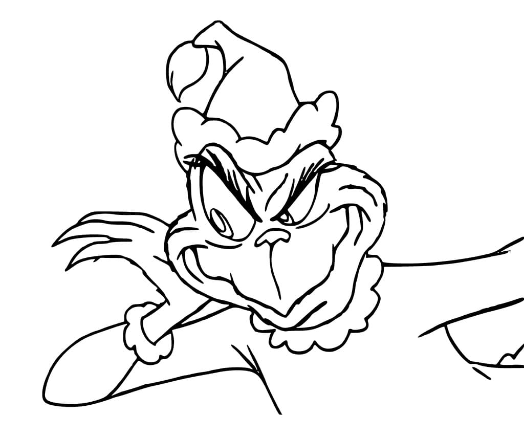 Il Grinch stampabile gratuito da colorare