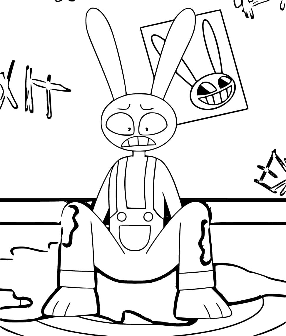 Il The Amazing Digital Circus Omaggio da colorare