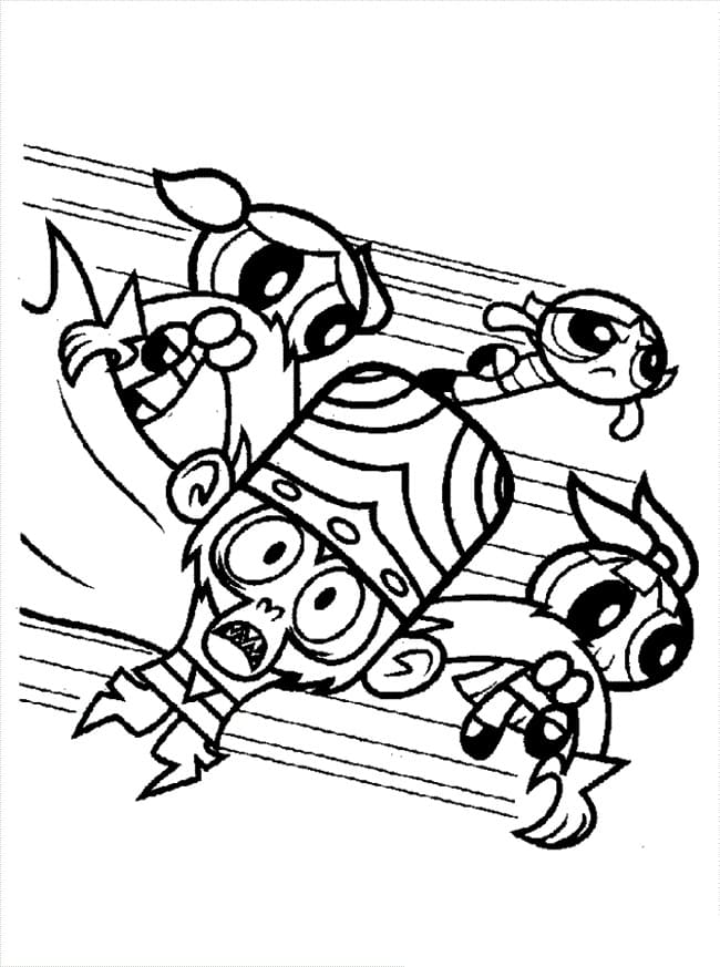 Immagine Stampabile Le Superchicche da colorare