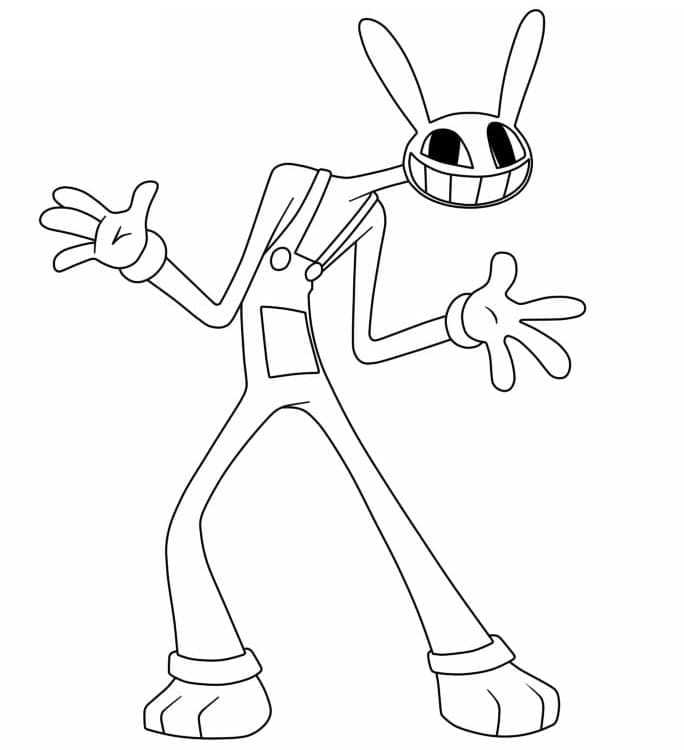 Jax Amazing Digital Circus da colorare