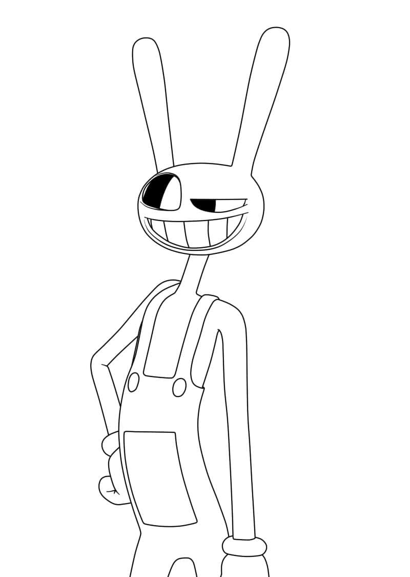 Jax del The Amazing Digital Circus da colorare