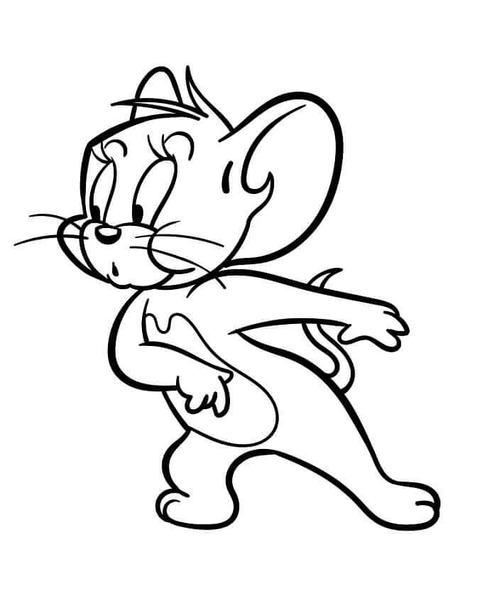 Jerry Curioso da colorare