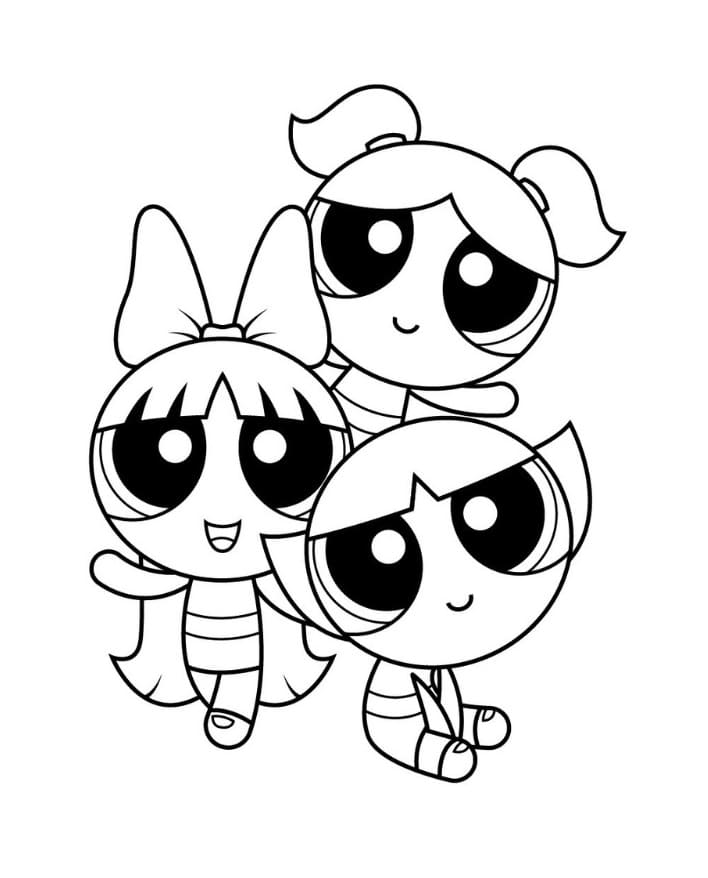 Le Superchicche Cartone da colorare