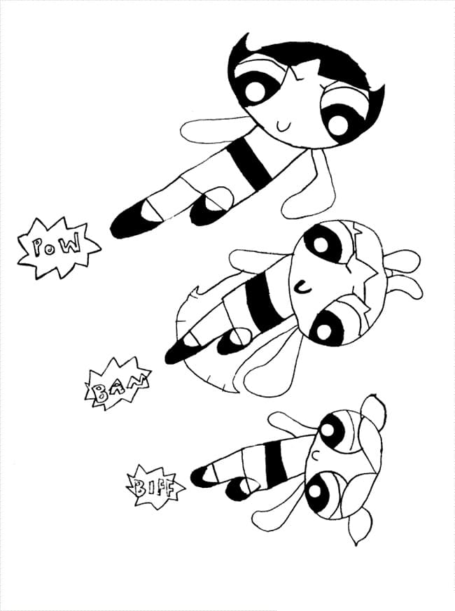 Le Superchicche per Bimbi di 1 Anno da colorare