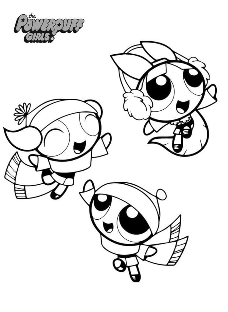 Le Superchicche per Bimbi di 4 Anni da colorare