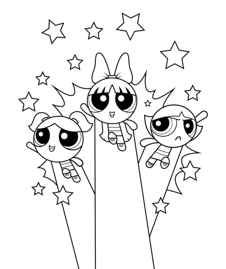 Le Superchicche da colorare