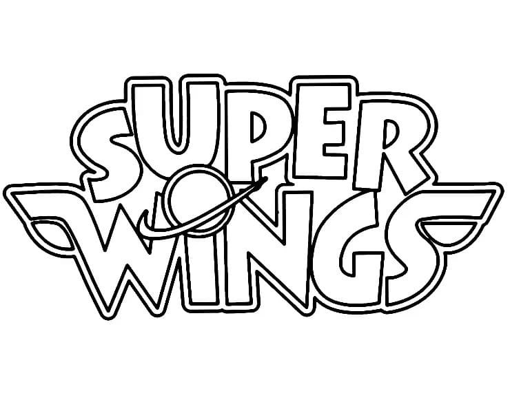 Logo di Super Wings da colorare
