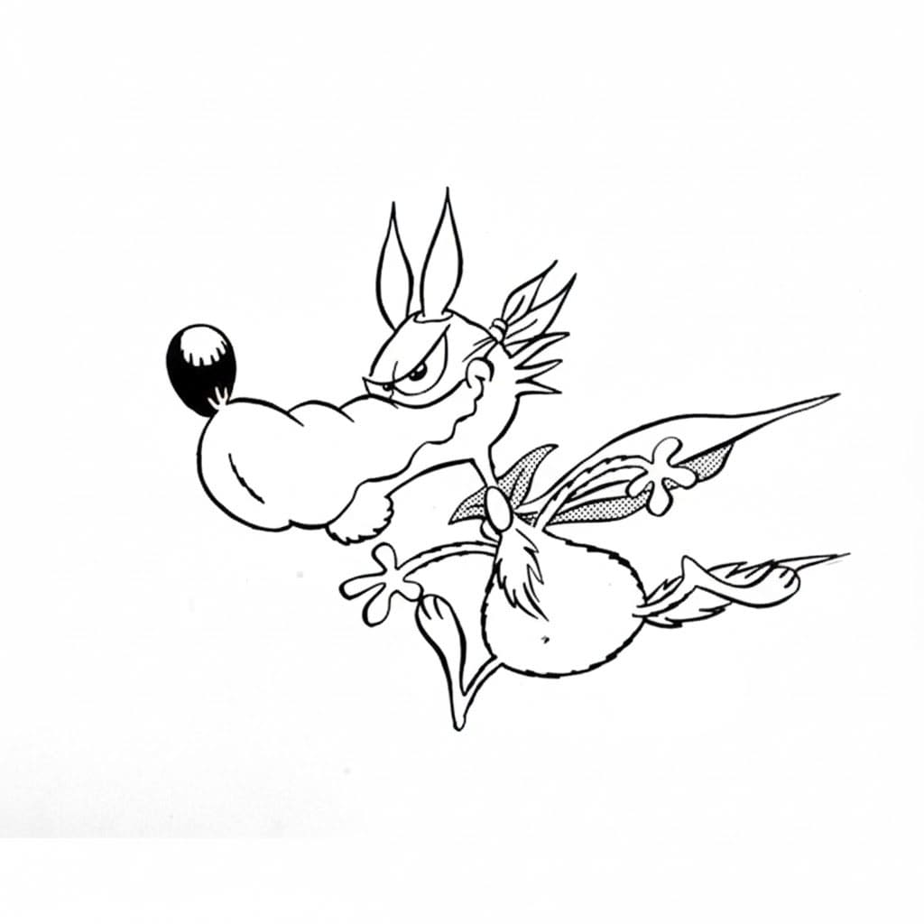 Lupo Alberto Gratis per Bambini da colorare