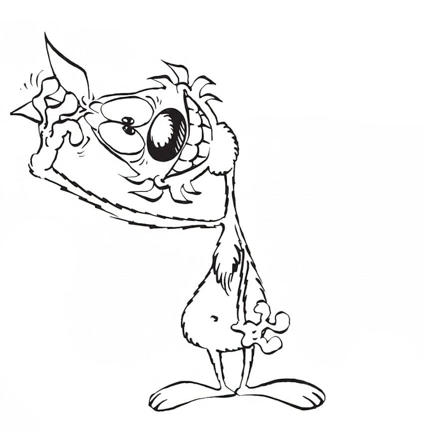 Lupo Alberto Omaggio da colorare