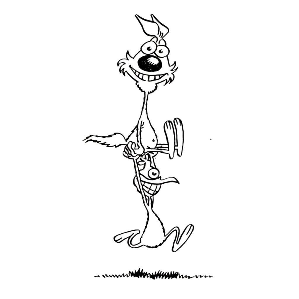 Lupo Alberto da Stampare da colorare