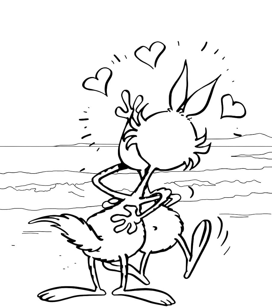 Lupo Alberto per Bimbi di 2 Anni da colorare