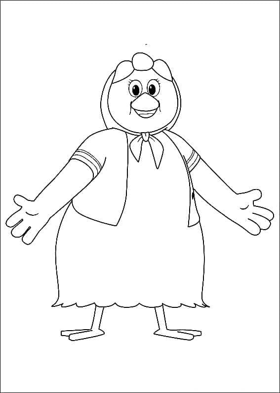 Mamma Calimero da colorare