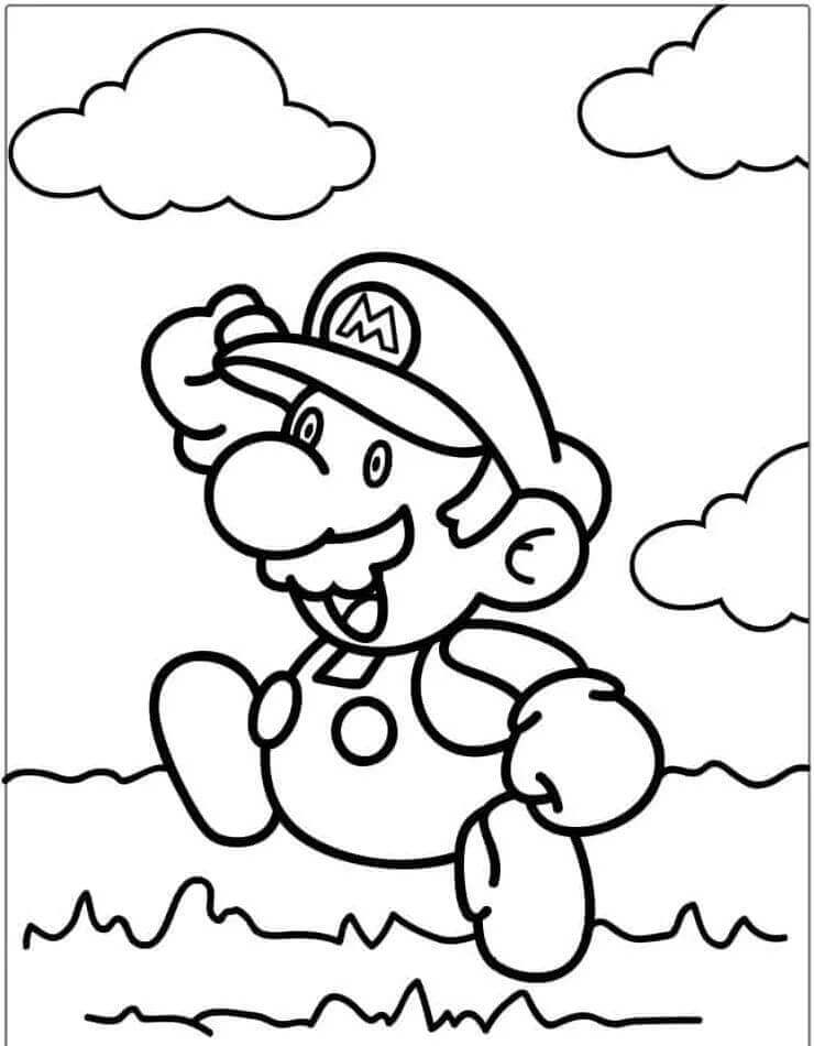 Mario Molto Carino da colorare
