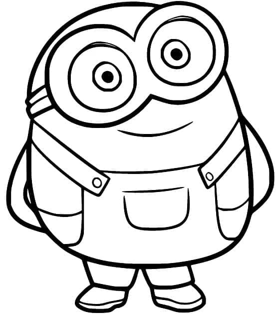 Minion Bob Carino da colorare