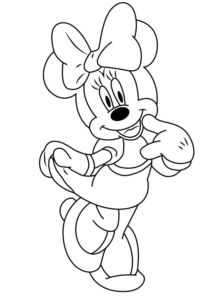 Minnie Disney da colorare