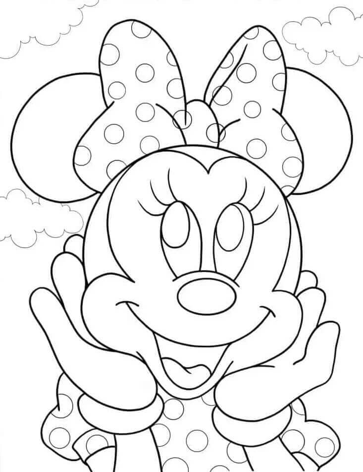 Minnie Graziosa da colorare