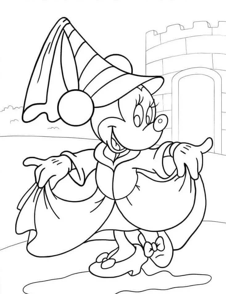 Minnie Straordinaria da colorare