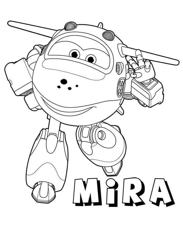 Mira di Super Wings da colorare
