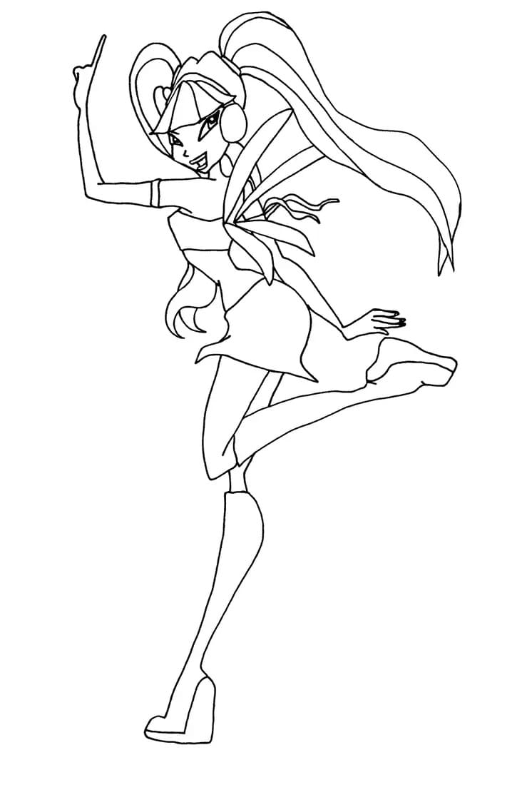 Musa Winx da colorare