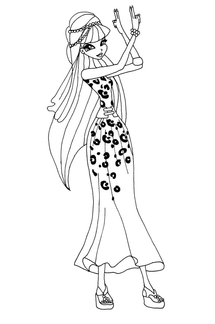 Musa di Winx Club da colorare