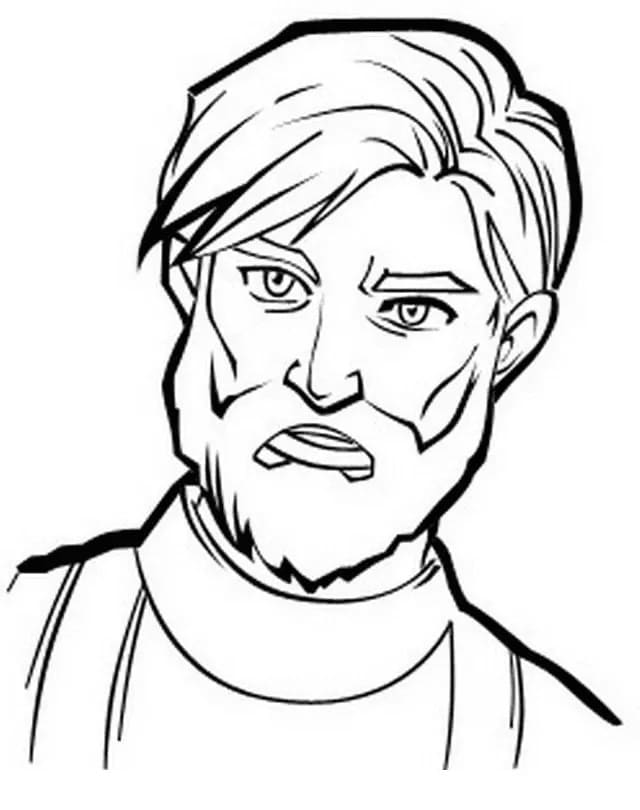 Obi-Wan Kenobi di Star Wars da colorare
