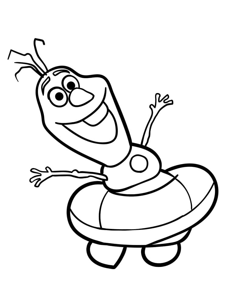 Olaf Stampabile Gratis da colorare