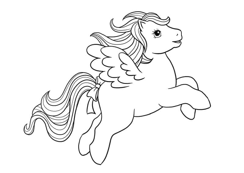 Pegaso 2 da colorare