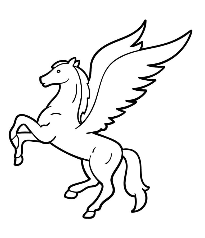 Pegaso Meraviglioso da colorare