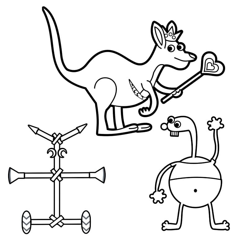 Personaggi di Garten of Banban da colorare