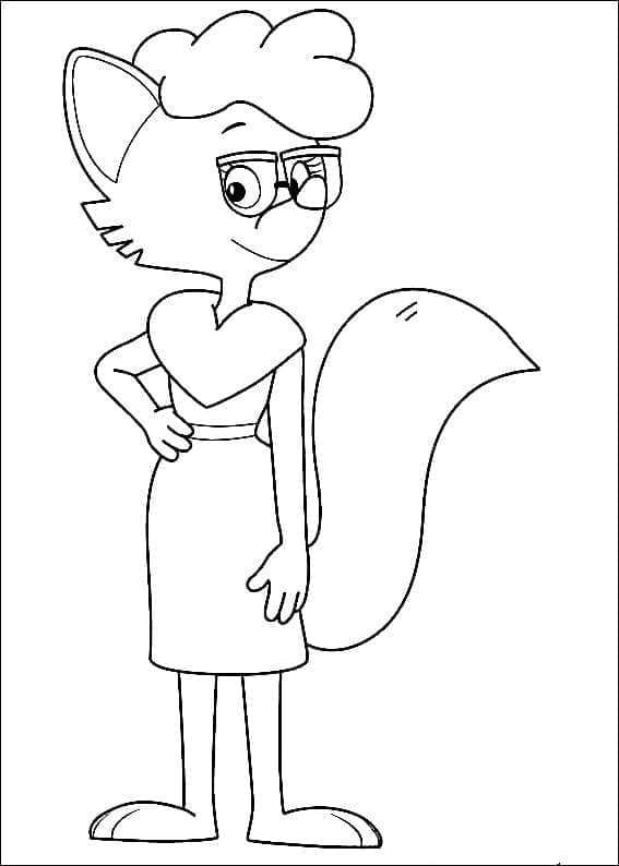 Personaggio di Calimero da colorare