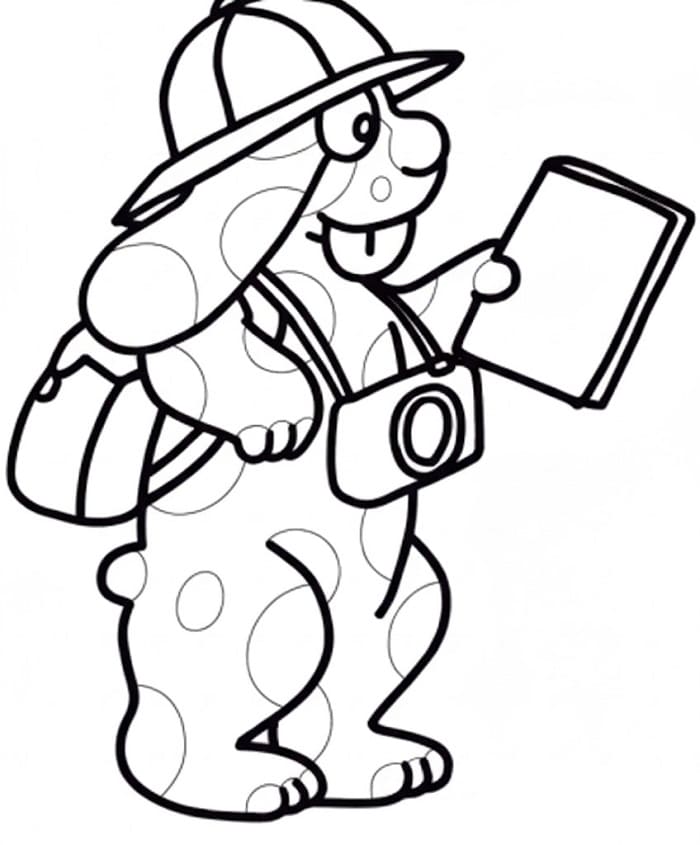 Pimpa Buffa da colorare