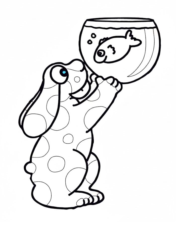 Pimpa Divertente da colorare