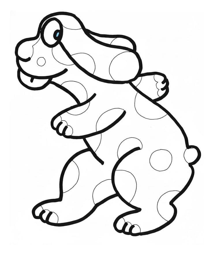 Pimpa Facile da colorare