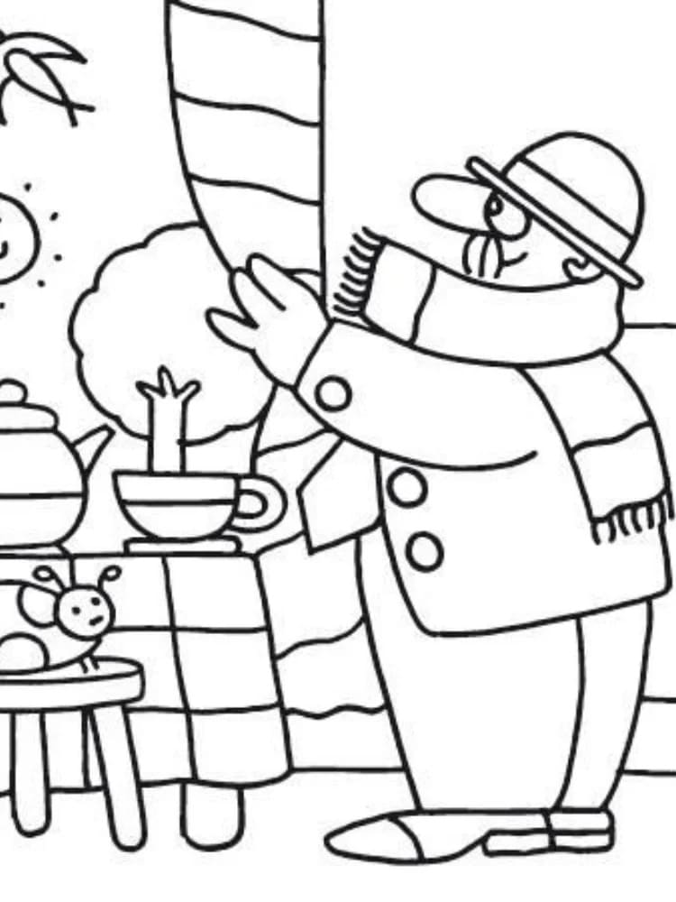 Pimpa Regalo da colorare