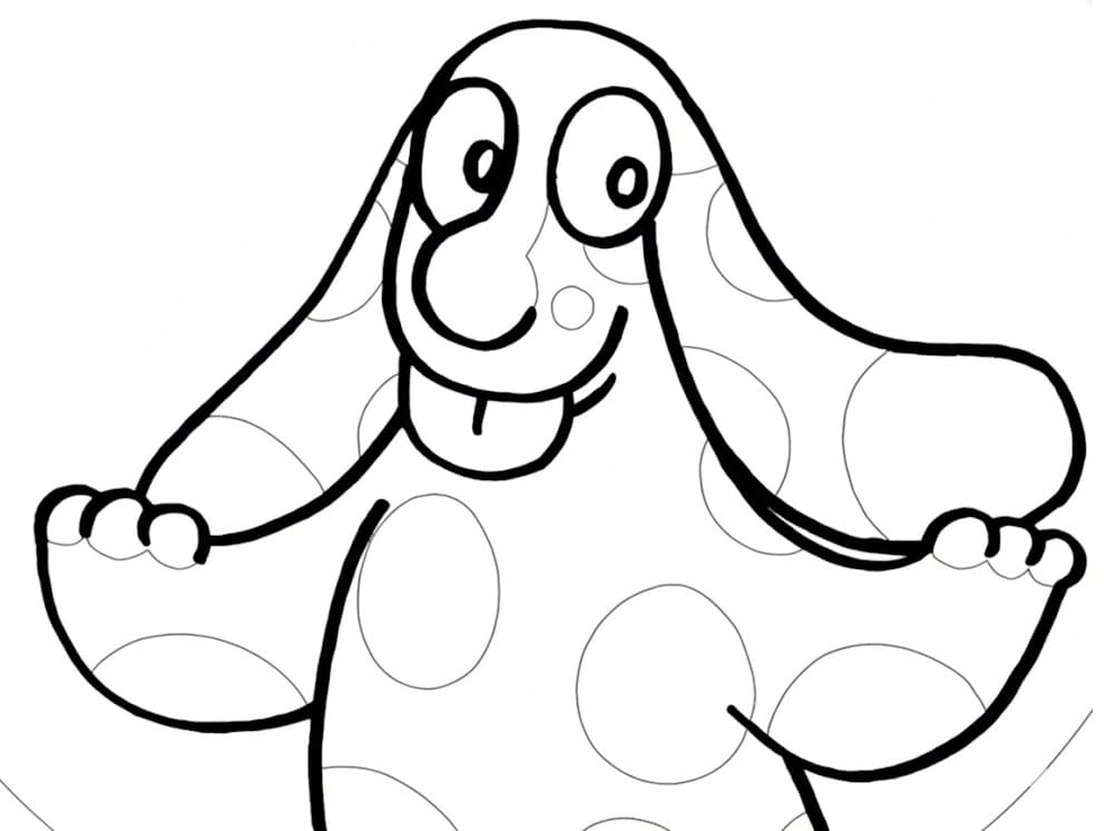 Pimpa Stampabile Gratis da colorare