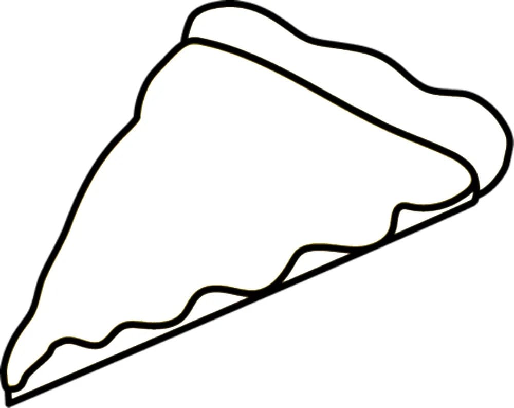 Pizza per Bimbi di 6 Anni da colorare