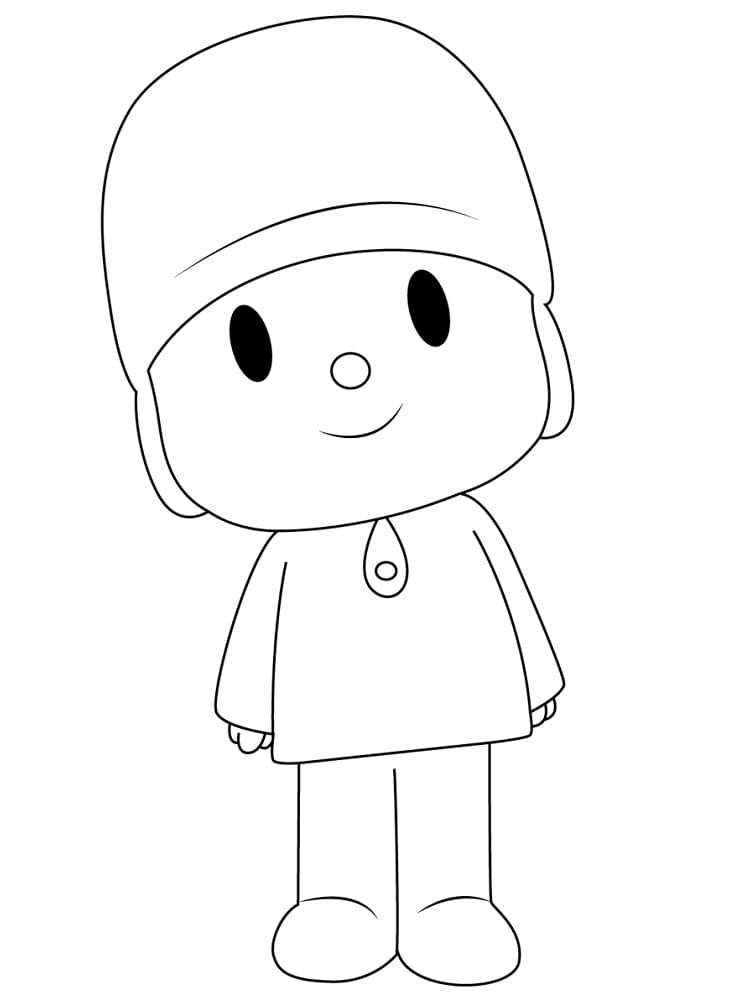 Pocoyo Carino Stampabile da colorare