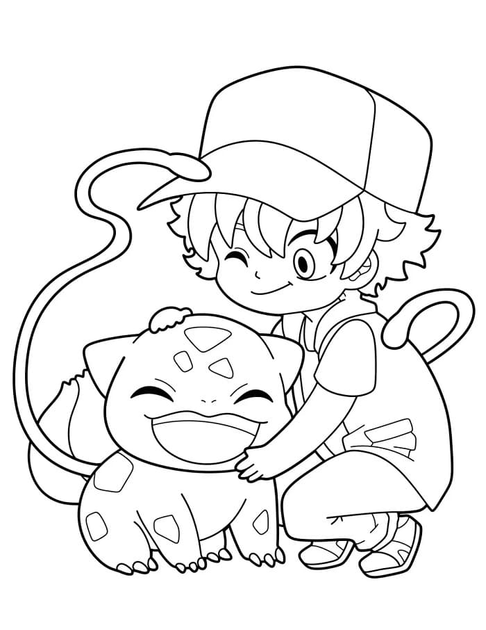 Pokémon Bulbasaur da colorare