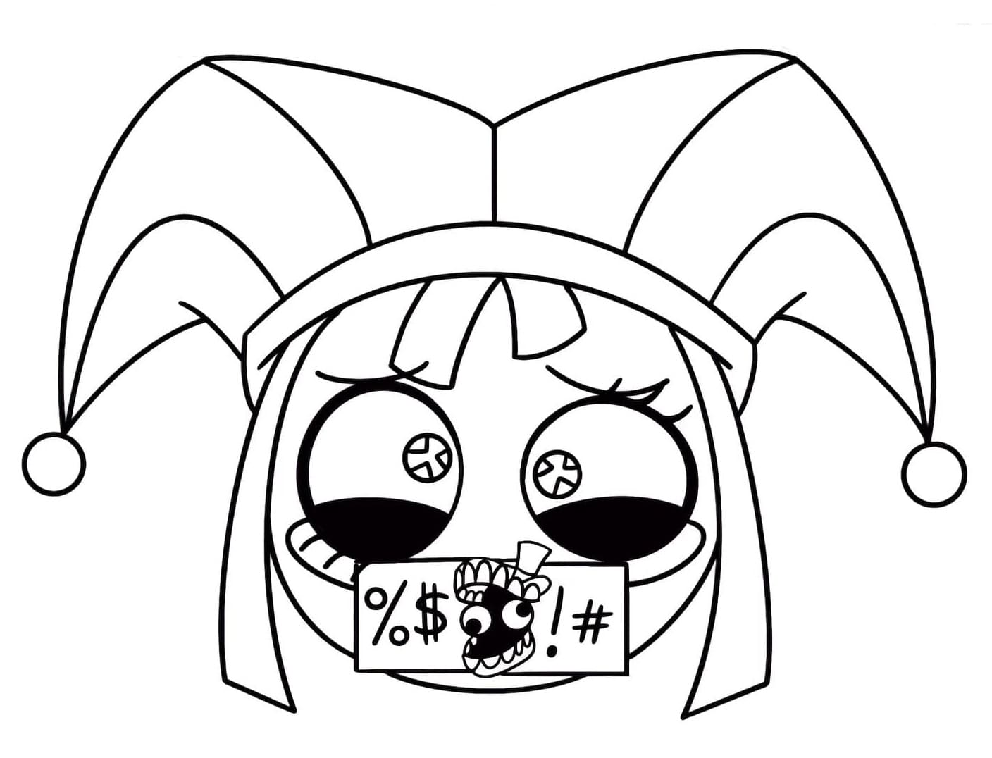 Pomni Stampabile da colorare