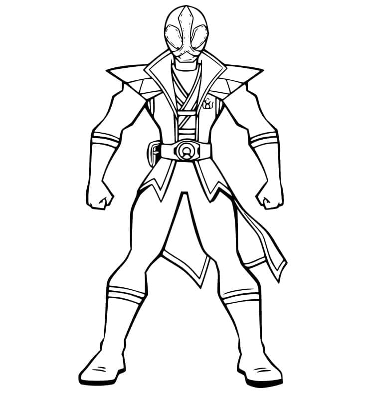 Power Rangers Samurai per bambini da colorare