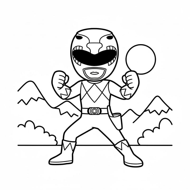 Power Rangers carini da colorare
