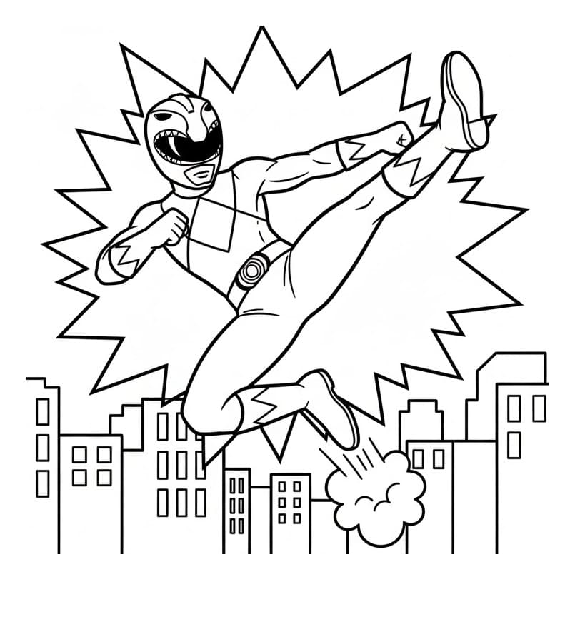 Power Rangers eccezionali da colorare