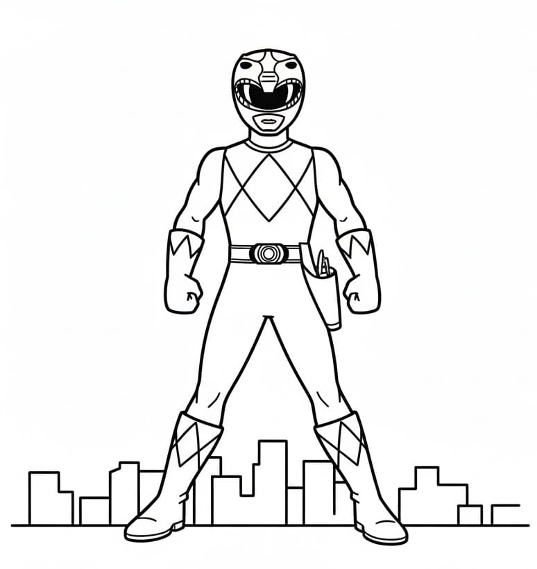 Power Rangers simpatici da colorare