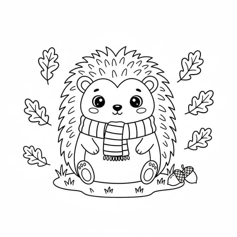 Riccio Dolcissimo da colorare